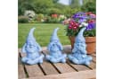 Online-Fuchs 3er Set Gartenzwerge blau 16 cm Bild 2