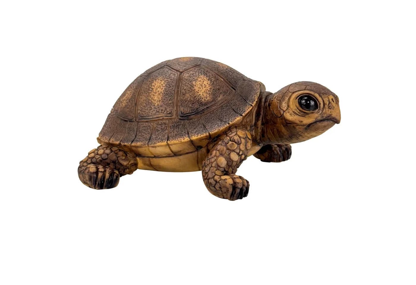 Online-Fuchs Teichfigur Schildkröte 18 cm Kunstharz Beige
