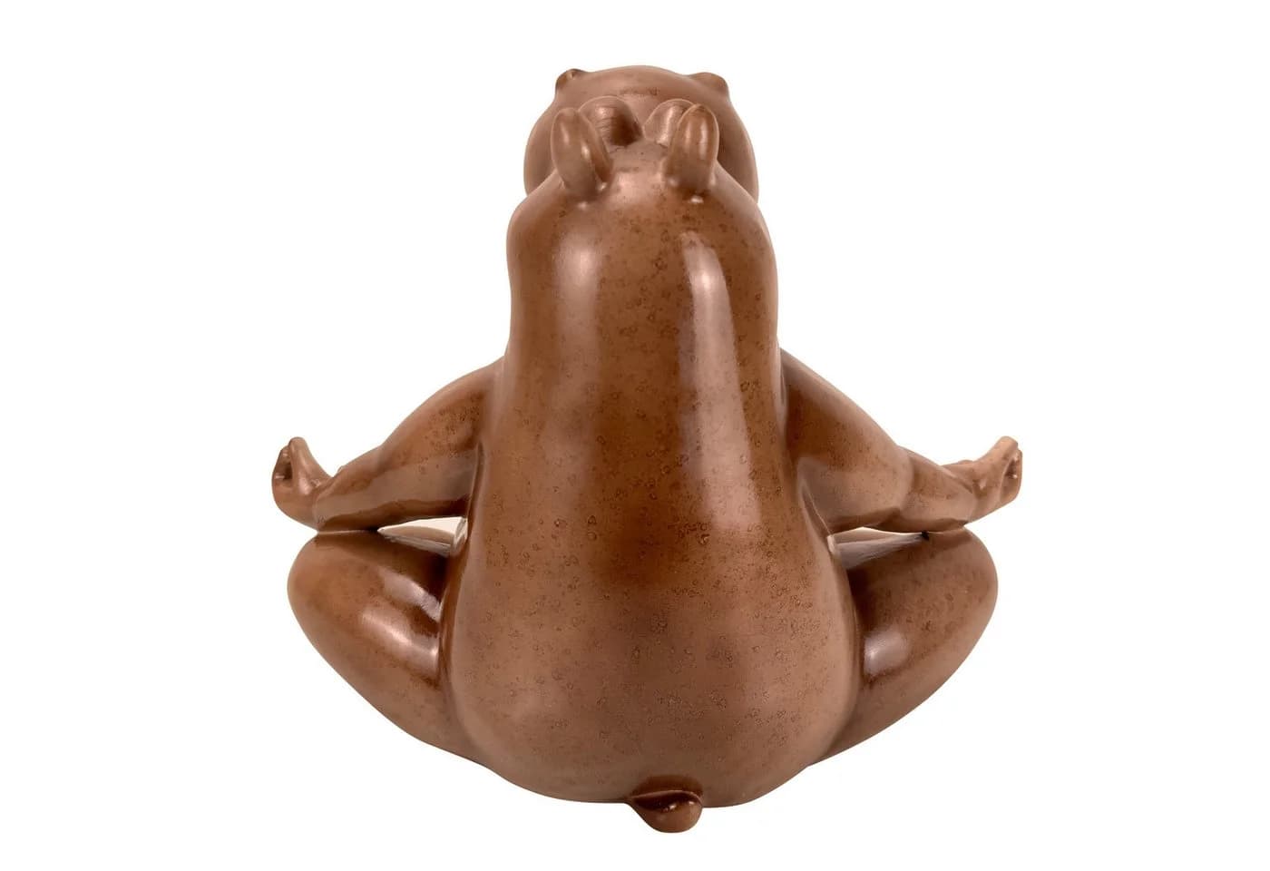 Online-Fuchs Gartenfigur Nilpferd Yoga Kunstharz - Bild 5