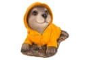 Online-Fuchs Seehund Gartenfigur Regenmantel Kunstharz 30 cm Bild 1