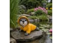 Online-Fuchs Seehund Gartenfigur Regenmantel Kunstharz 30 cm Bild 2