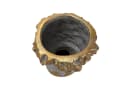 Online-Fuchs Blumentopf Frauenkopf Gold 29 cm mit Bewässerungsloch Bild 4