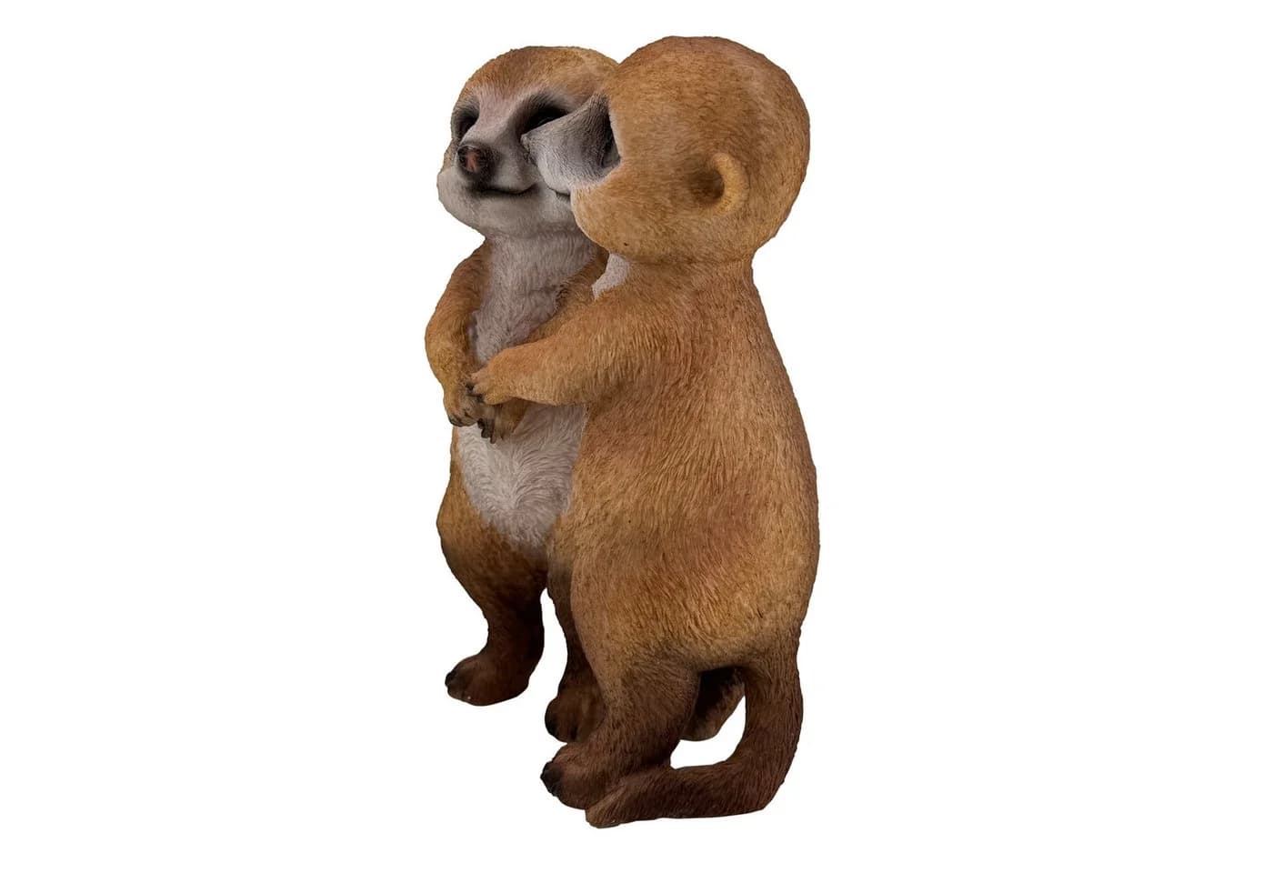 Online-Fuchs Gartenfigur Erdmännchen Paar Beige 27 cm Wetterfest - Bild 5
