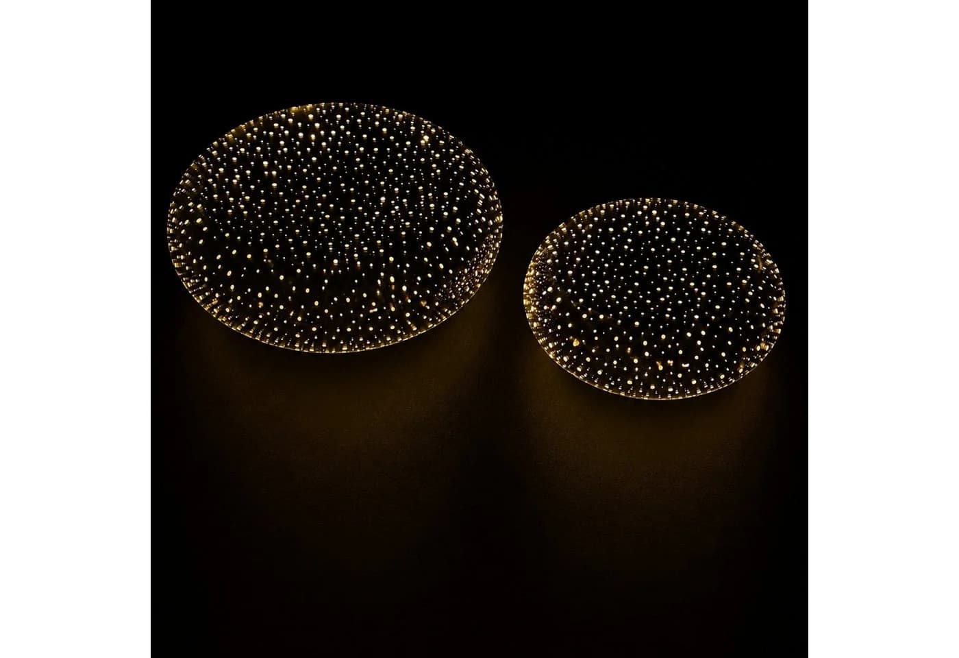 Online-Fuchs LED Dekolicht Glasstein 2er Set Timer - Bild 3