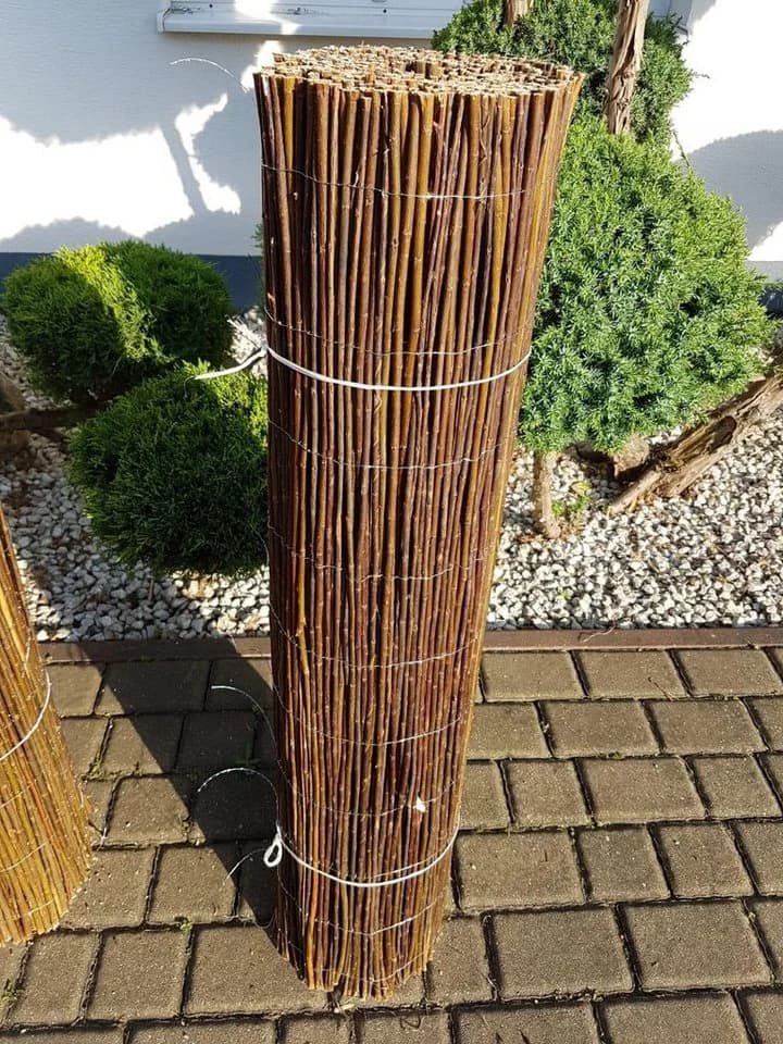 Home4Living Weidenmatte Sichtschutz Zaun Naturbraun