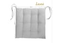 Lavea Stuhlkissen MONACO - 40x40x3 cm, wetterfest, Indoor/Outdoor, 4er/8er Set Bild 4