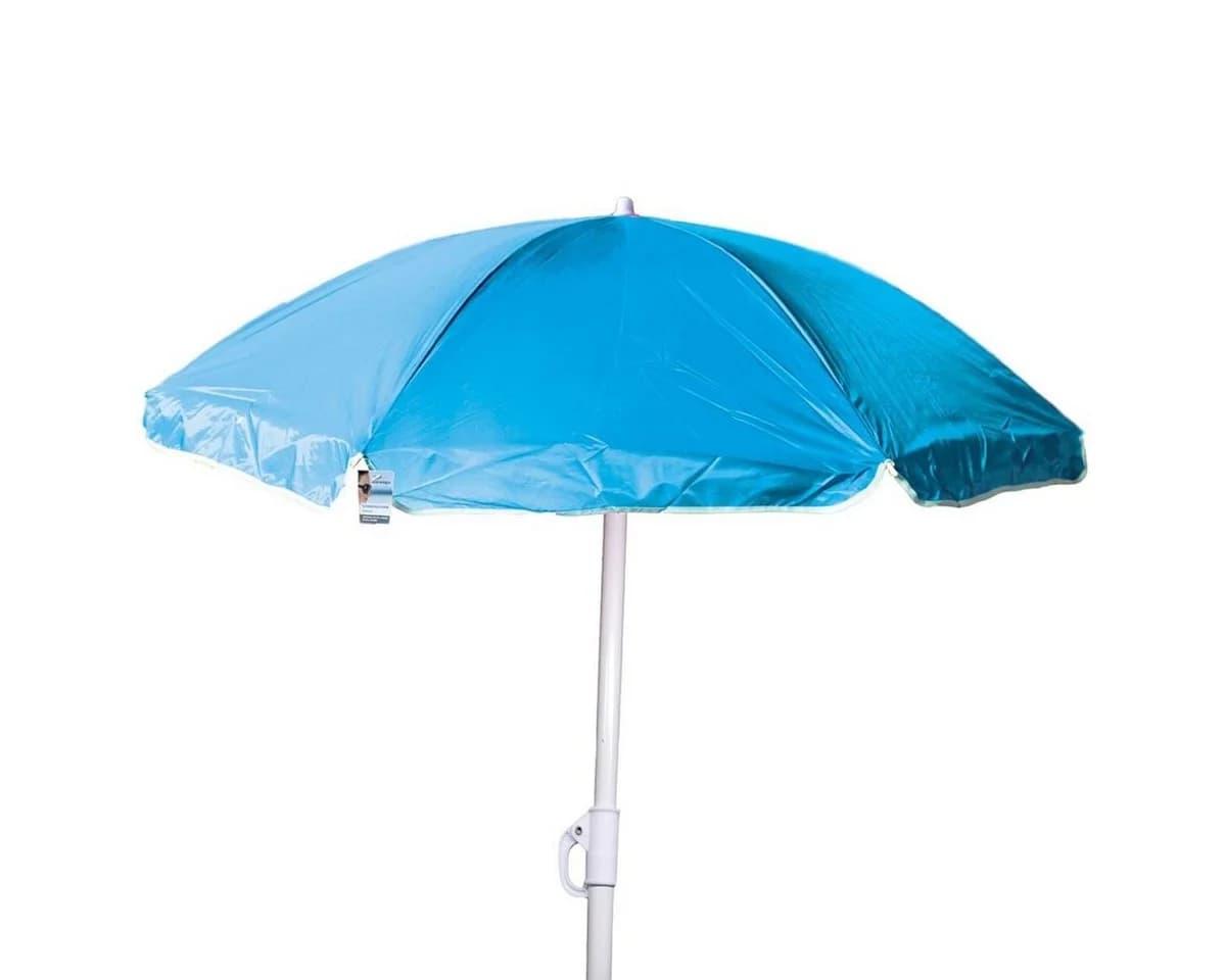 Marabellas Shop Strandschirm 160cm Knickbar Polyester Metall Blau - Bild 2