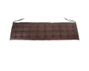 Marabellas Shop Bankauflage Polster Braun 150x40cm mit Kordelbänder Bild 2