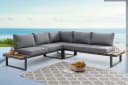 riess-ambiente Sitzgruppe TAMPA LOUNGE 240cm grau/natur Bild 2