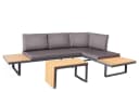 riess-ambiente Lounge-Sitzgruppe IBIZA 250cm Anthrazit Grau WPC Bild 1