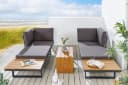 riess-ambiente Lounge-Sitzgruppe IBIZA 250cm Anthrazit Grau WPC Bild 4