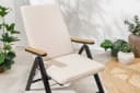 riess-ambiente Hochlehnerauflage COMFORT LINE Beige Outdoor Bild 4