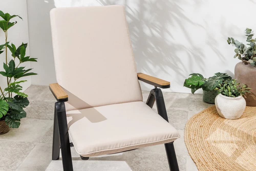 riess-ambiente Hochlehnerauflage COMFORT LINE Beige Outdoor - Bild 5