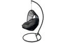 riess-ambiente Hängesessel AIR ROPE Anthrazit/ Schwarz mit Kissen Bild 1