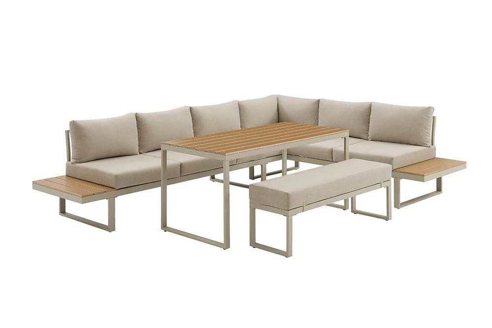 riess-ambiente Sitzgruppe IBIZA GRAND 280cm Aluminium mit Kissen - Bild 5