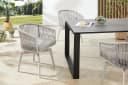 riess-ambiente Gartenstuhl ROPE greige Aluminium 360° drehbar Bild 1