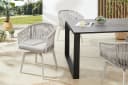 riess-ambiente Gartenstuhl ROPE greige Aluminium 360° drehbar Bild 3
