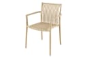 riess-ambiente Gartenstuhl STUDIO ITALIA Greige Wetterfest Stapelbar Bild 1