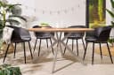 riess-ambiente Gartentisch DESIGNO rund WPC Aluminium natur/greige Bild 4