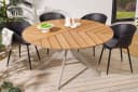 riess-ambiente Gartentisch DESIGNO rund WPC Aluminium natur/greige Bild 5