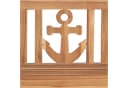 bene living Gartenbank Anker 120 cm Teakholz Maritim Bild 3