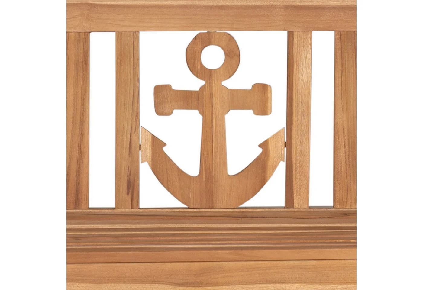 bene living Gartenbank Anker 120 cm Teakholz Maritim - Bild 3
