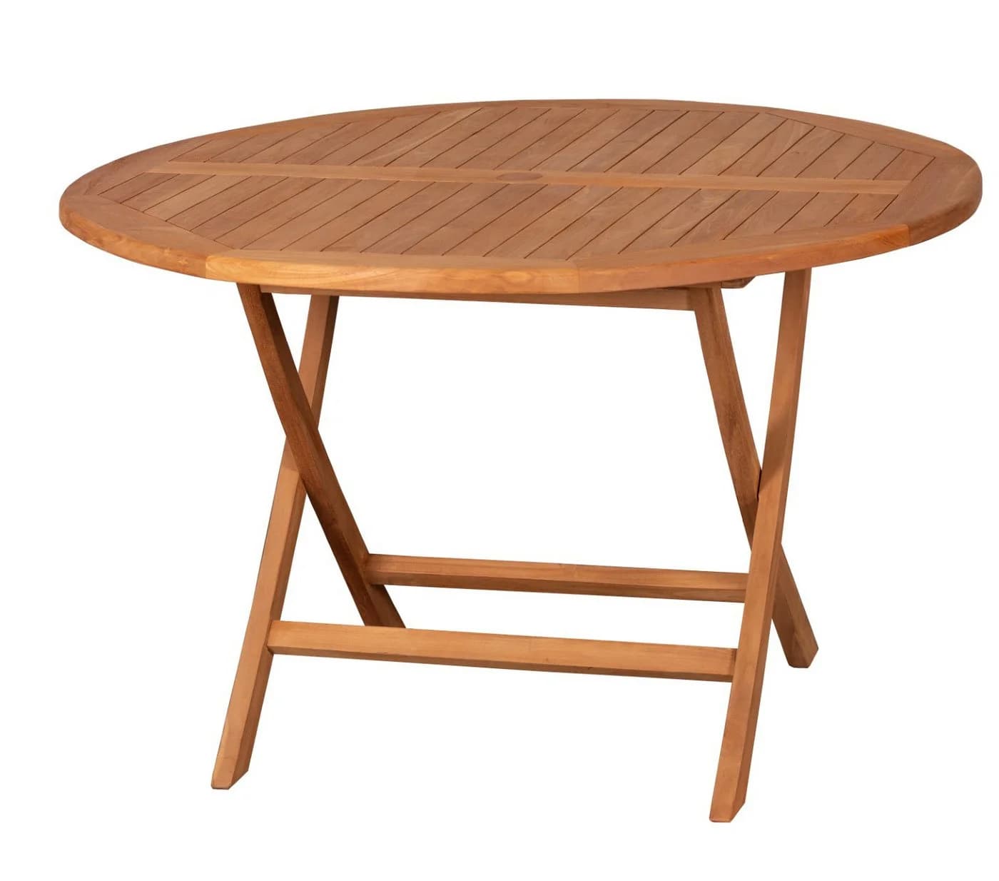 deVries Teakholz-Gartentisch Woodie Rund 120 cm Rustikal - Bild 2