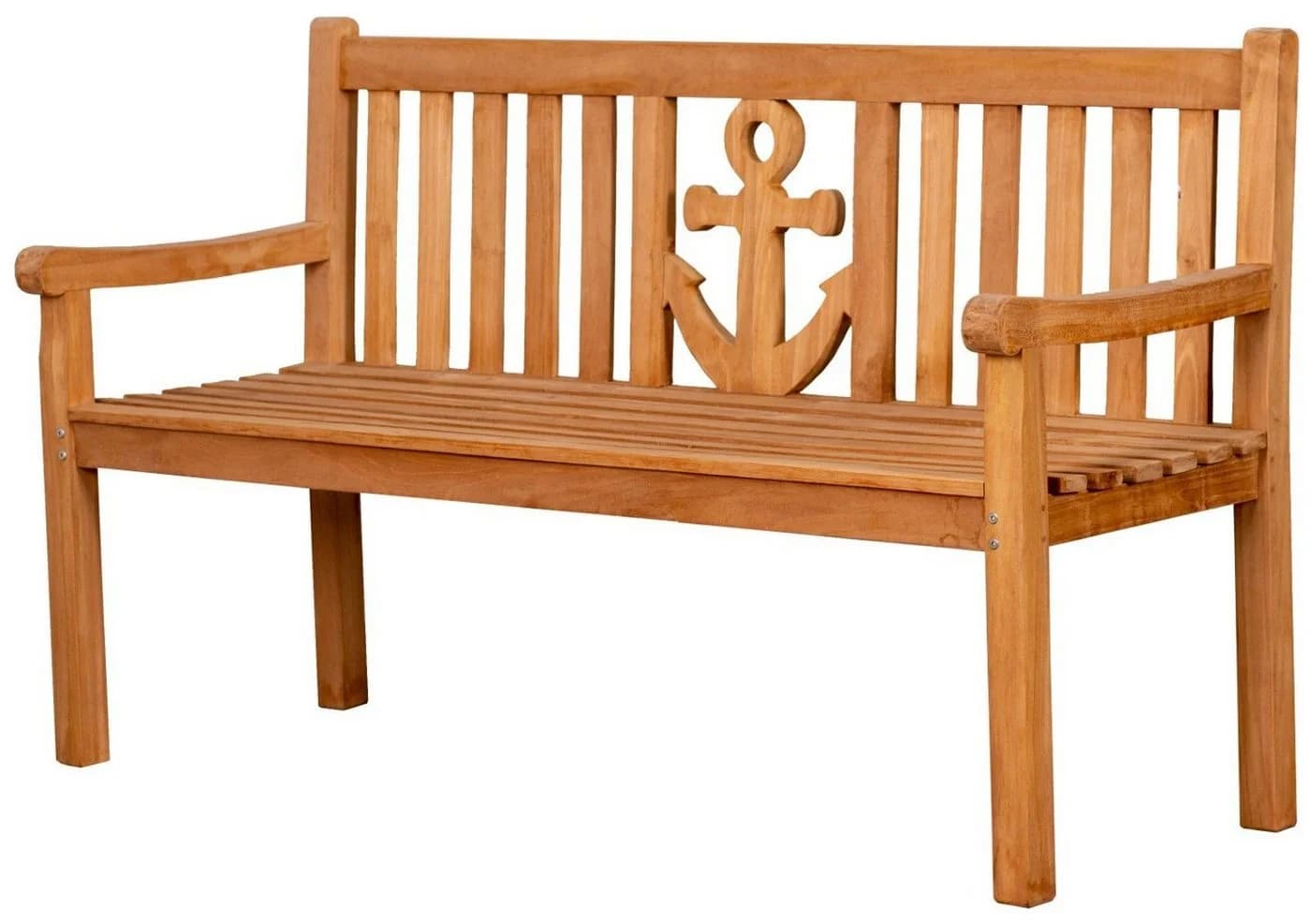 deVries Gartenbank Woodie Ankerplatz Teakholz Armlehnen - Bild 2