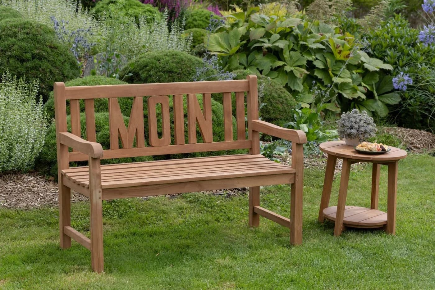 deVries Gartenbank Woodie MOIN 120 cm Teakholz - Bild 5