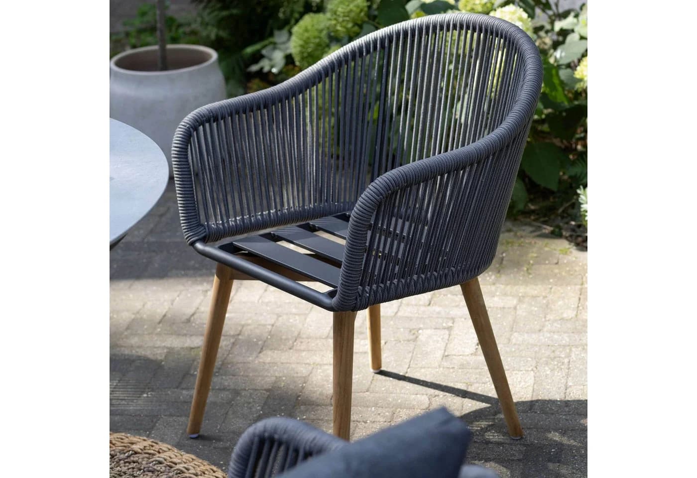 bene living Gartenstuhl Diningsessel Solana Rope (2er Set) inkl. Kissen - Bild 3