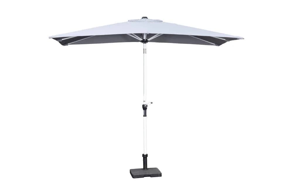 OUTFLEXX Ampelschirm Grau Moderner Sonnenschutz mit Aluminiumgestell - Bild 2
