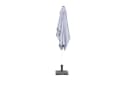 OUTFLEXX Ampelschirm Grau Moderner Sonnenschutz mit Aluminiumgestell Bild 3