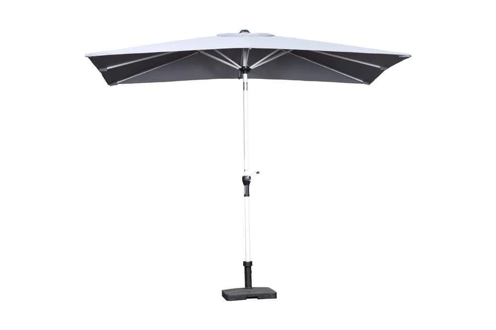 OUTFLEXX Ampelschirm Grau Moderner Sonnenschutz mit Aluminiumgestell - Bild 4
