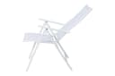 OUTFLEXX Klappstuhl Aluminium Creme/Weiß Gartenstuhl Bild 3