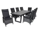 LC Garden Keramo Dining Set XII 8-tlg. Gartenset grau Aluminium Keramik Bild 2