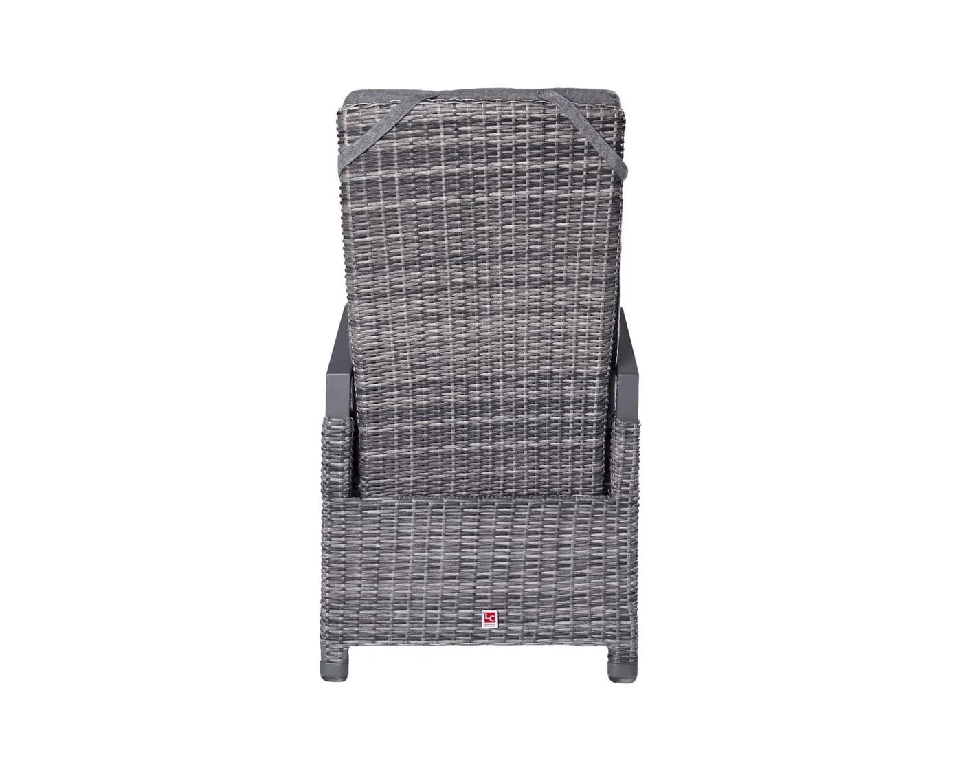 LC Garden Komido Dining Positionsstuhl Grau Aluminium Polyrattan - Bild 5
