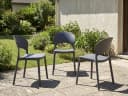 LC Garden Stapelstuhl Vini Gartenstuhl Anthrazit Kunststoff stapelbar Bild 1