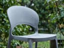 LC Garden Stapelstuhl Vini Gartenstuhl Anthrazit Kunststoff stapelbar Bild 3