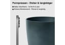 Zedelmaier Blumentopf 2er-Set Blaugrau Kunststoff Matte Bild 3