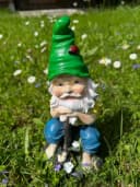 Geschenk-Himmel Gartenzwerg 4er-Set - Lustige Dekofiguren 22cm Bild 3