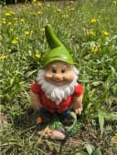 Geschenk-Himmel Gartenzwerg Set 4-tlg. Bunt Polystein Bild 1