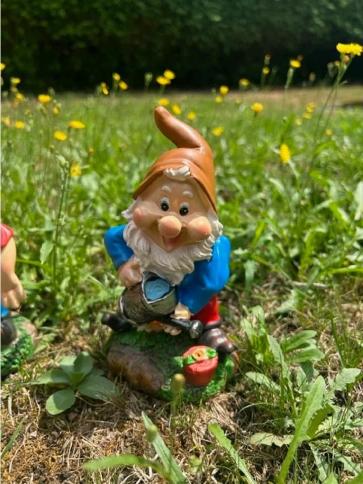 Geschenk-Himmel Gartenzwerg Set 4-tlg. Bunt Polystein - Bild 5