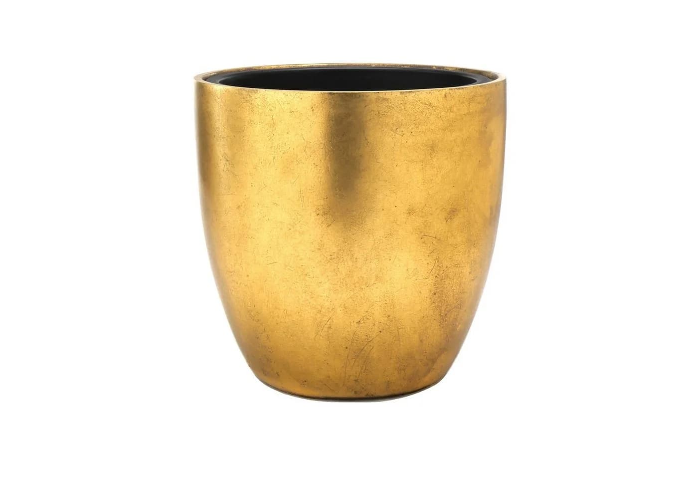 Flingora Pflanzkübel Faye Gold Fiberglas mit Einsatz - Bild 2