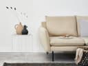Amagohome Gartentisch Beistelltisch Weiß Metall Klappbar Bild 3