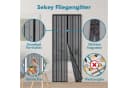 Sekey Insektenschutz-Tür Fliegengitter für Balkontür Schwarz Magnetisch Ohne Bohren Bild 1