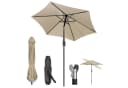Sekey Sonnenschirm 220 cm Windfest UV-Schutz 50+ Bild 2