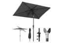Sekey Balkonschirm 200 x 125 cm Rechteckiger Sonnenschirm UV50+ Bild 3