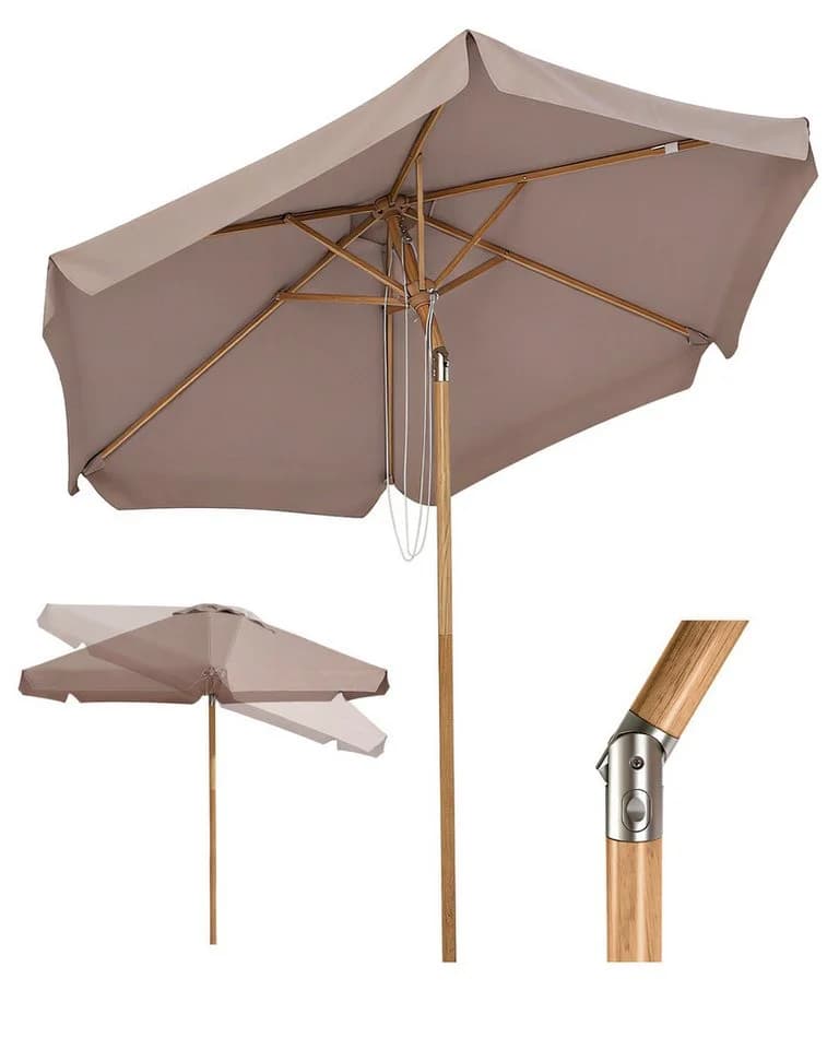 Sekey Balkonschirm Taupe UV Schutz 50+ Knickbar - Bild 2