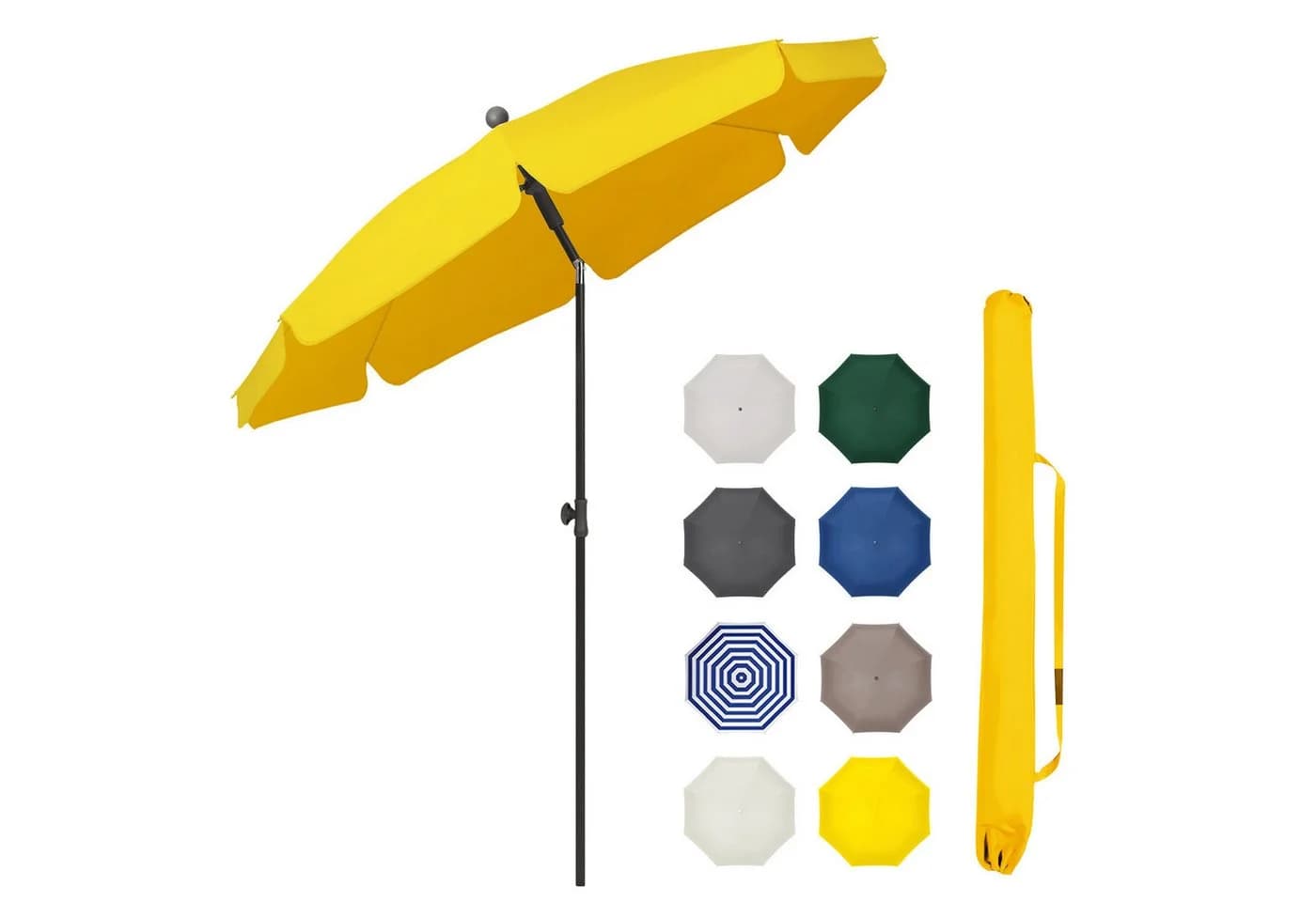 Sekey Balkonschirm 200 cm Sonnenschirm UV-Schutz 50+ - Bild 2