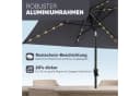 Sekey Sonnenschirm 210 x 140 cm Aluminum mit LED-Solar-Beleuchtung Bild 4